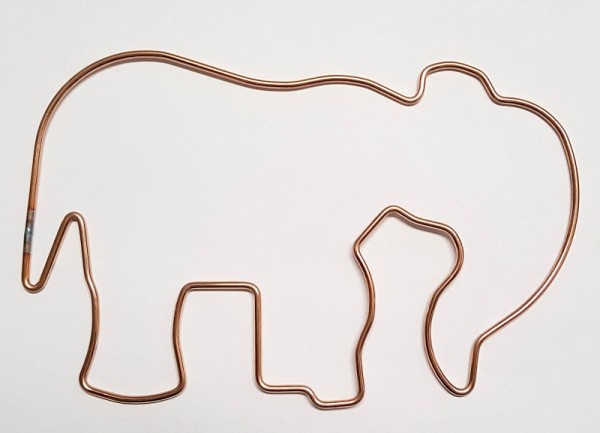 Rahemnform Drahtform colouraplast elefant piccolina creartec artidee