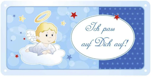 Blechschild ICH PASS AUF DICH AUF! bb Klostermann bb Klostermann piccolina Waldkindergarten 