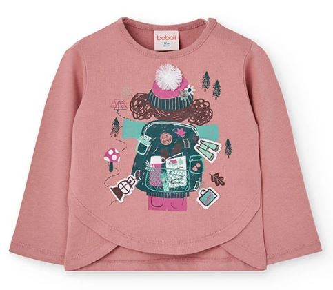 Langarmshirt WANDERTAG BOBOLI piccolina Waldkindergarten 2320183919