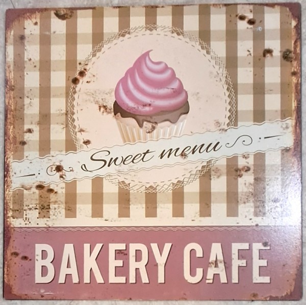 Schild "Sweet menu" Waldkindergarten piccolina