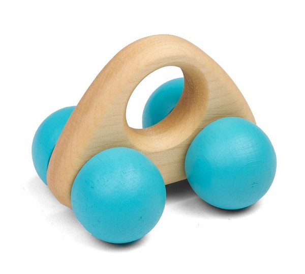 Mini-Holzauto türkis HARVEY  piccolina  Waldkindergarten