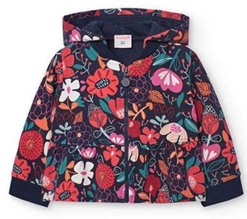 Sweatjacke FLOWERS BOBOLI piccolina Waldkindergarten 
