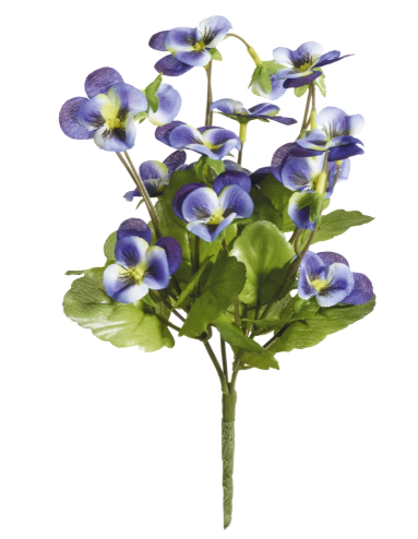 Hornveilchensträußchen blau-lila Dekoration