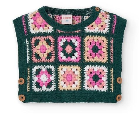 Mädchenpullunder KARO BOBOLI piccolina Waldkindergarten 2320964728