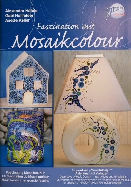 Vorlagenmappe/Anleitung "Faszination mit Mosaikcolour" CREARTEC ARTIDEE piccolina