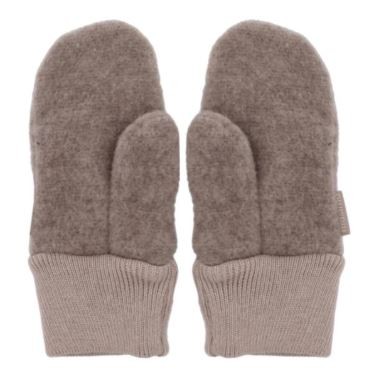 MINI-Fausthandschuhe mit Daumen, Wollfleece, Strickbund MAXIMO piccolina, Waldkindergarten Kinderhandschuhe