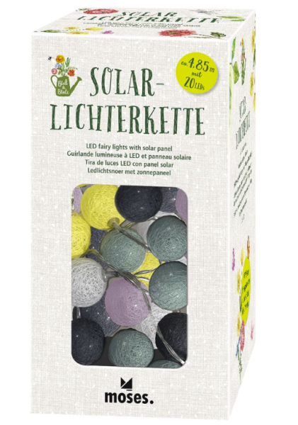 Blatt & Blüte Solarlichterkette    moses-Verlag   piccolina Waldkindergarten  