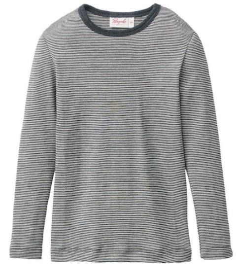 Kinder-Unterhemd langarm Wolle-Seide People wear organic Hautklima, Waldkindergarten, Bewegungskindergarten, Naturkindergarten Kinder-Unterhemd langarm 