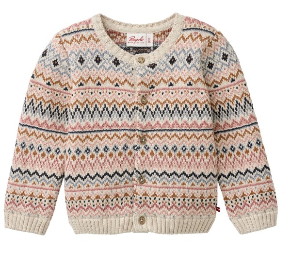 Strickjacke gemustert People wear organic Waldkindergarten, piccolina