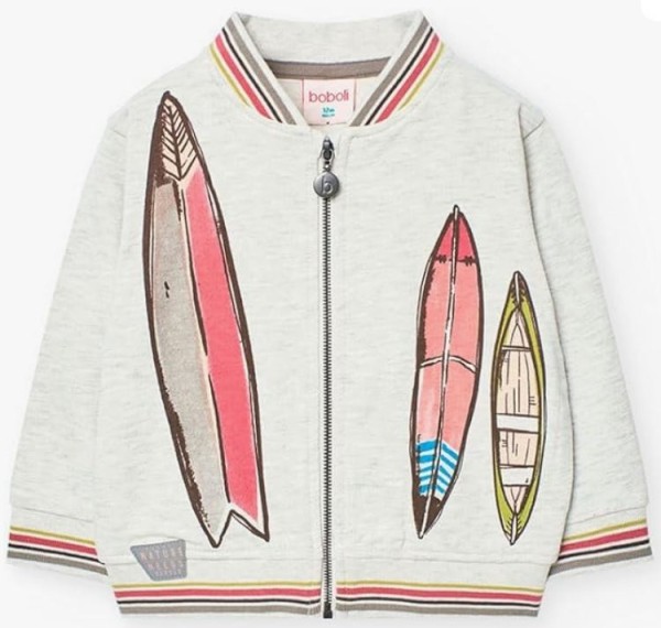 Sweatjacke NATURE BOBOLI piccolina Waldkindergarten 331142