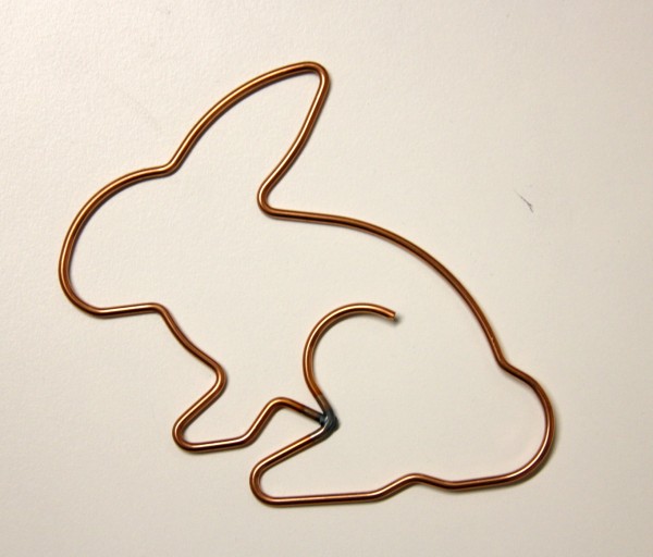 Drahtform Hase Colouraplast Artidee creartec