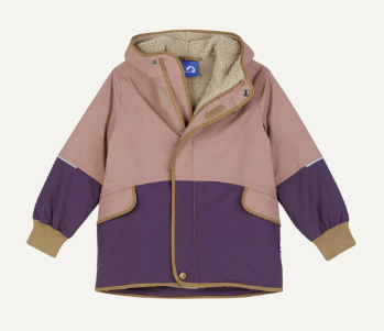 Winterjacke mit Teddyfutter MOSKA MUKKA peach finkid piccolina, Waldkindergarten