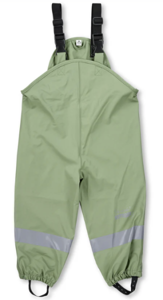 Regenträgerhose ungefüttert steingrün - STERNTALER piccolina, Waldkindergarten