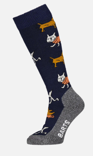 Kniestrümpfe / Skisocken navy DOGGIE DUCK BARTS piccolina Waldkindergarten