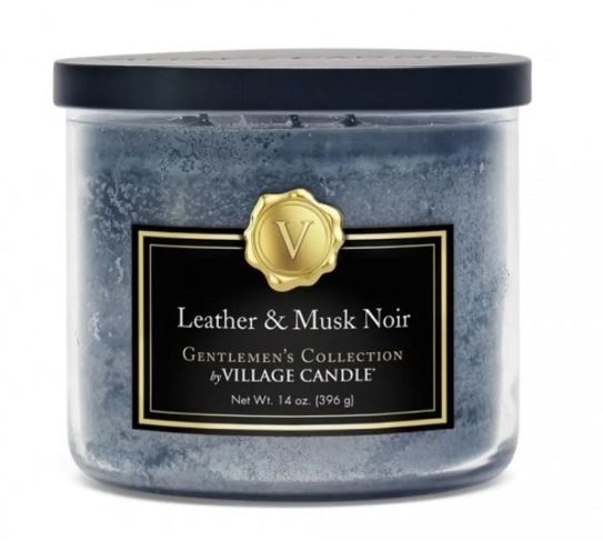 Duftkerze LEATHER & MUSK NOIR piccolina