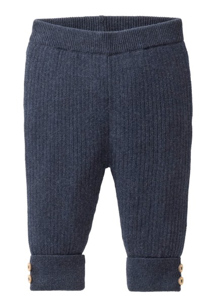 Strickhose nachtblau People wear organic Waldkindergarten, piccolina